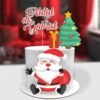 Arquivo de Corte Bolo Papai Noel