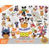 Kit Digital 113 PNGS Mickey e amigos no Halloween